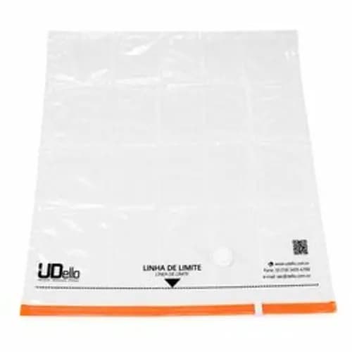 Saco A Vácuo Pra Roupas 55x90cm Proteção Contra Umidade E Mofo Reduz Volume
