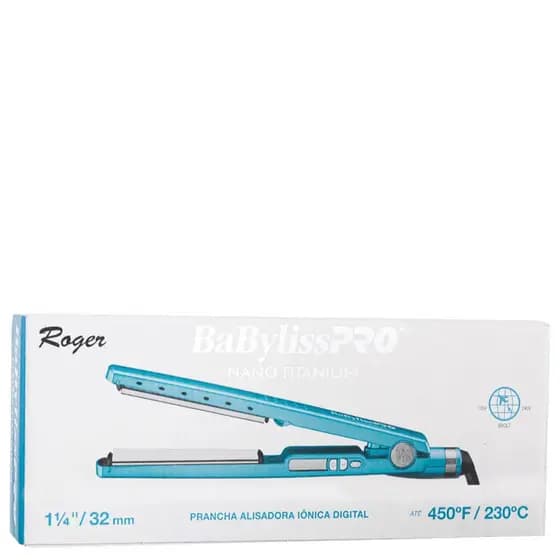 Prancha Nano Titanium Babylisspro By Roger Original 220v