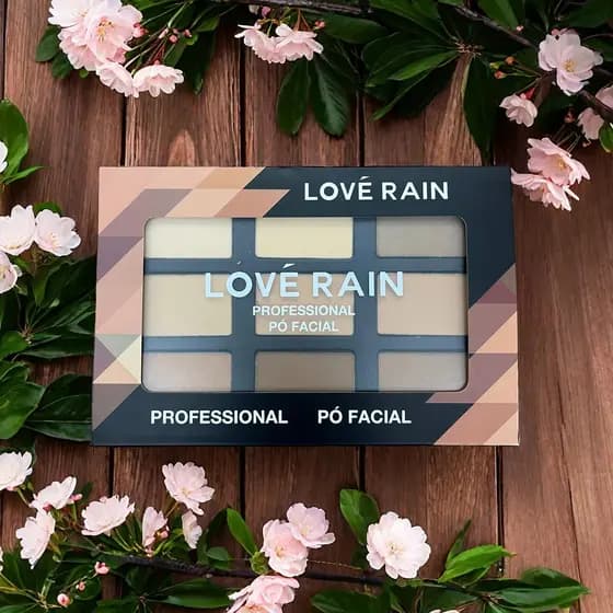 Paleta de Pó Facial Compacto Profissional Para Maquiagem LOVE RAIN Contorno Em Pó The new listing
