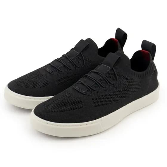 Sapatenis Tenis Masculino Casual Basico Calce Facil Knit Lançamento