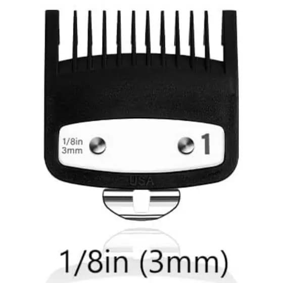 Pente 1 Com Trava De Metal Para Maquina De Cortar Cabelo