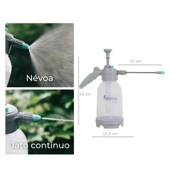 Pulverizador 2 litros base Reforçada com bico Extensor