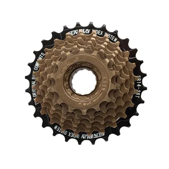 Catraca De Rosca Roda Livre 7 Velocidades 14/28 Dentes Index Bike Bicicleta Aro 24 26 29 Cubo De Rosca 21 Marchas