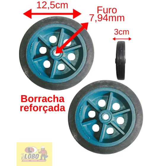 kit 2 Roda Carrinho De Mão DobráveL bagagem 80kg carga para Maleiro Praia Feira Sacoleira Compra botijão gás