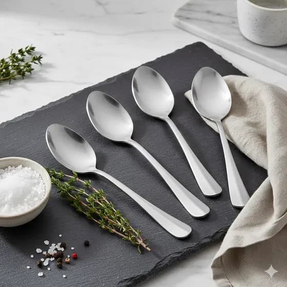 Conjunto 6 Colheres de Sopa em Aço Inox Lyor