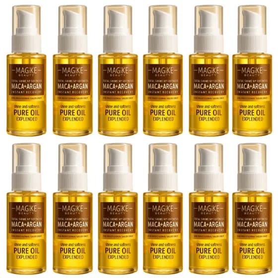 Kit 12 Óleo Argan Original 50ml - hidrataçãoprofunda, brilho intenso e fim do frizz