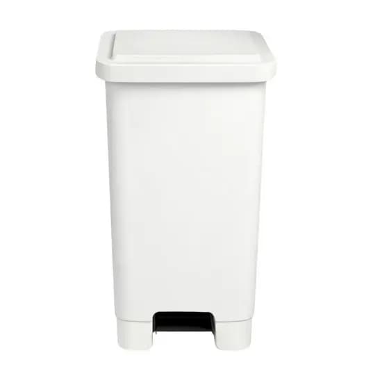 Lixeira 50L/70L Pedal Branco Cesto Lixo Profissional Hospitalar Casa Banheiro Comércio Antiodor