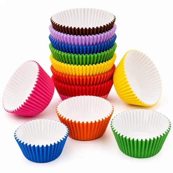 Forminha de papel N5 p/ Brigadeiros Beijinho e doces 100 200 300 400 500 uns Diversas Cores.