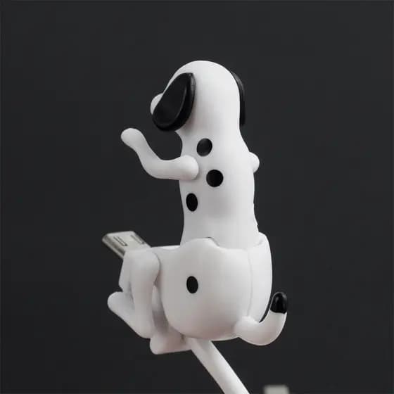 Cabo de dados para cachorro Rogue, cabo de carregamento fofo para cachorro esportivo adequado para Apple Android tipo-C