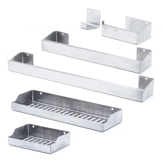Kit 6 peças para Banheiro em Inox Escovado