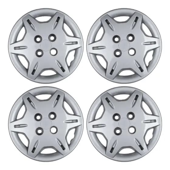 Jogo 4 Calota Corsa Wind Aro 13 2000 2002 2004 2006 Chevrolet Antiperda Cubo Baixo