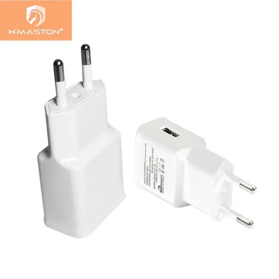1 - 2 Fonte Carregador Tomada USB Adaptador 3.1A MAX Portátil H'maston Qualidade Aprovado Anatel