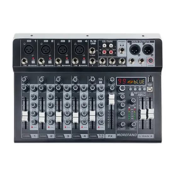 Placa de som DJ-CS alta qualidade adequada para transmissão ao vivo canto processamento fino de detalhes de áudio