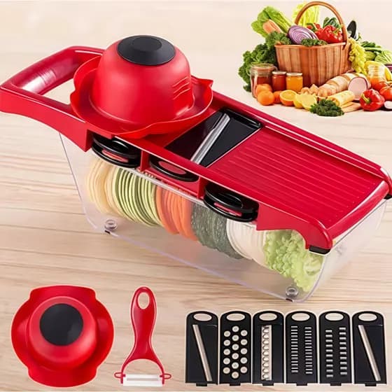 10 EM 1 Fatiador de legumes cozinha cortador de legumes multifuncional profissional aço inoxidável