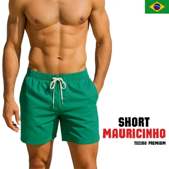 Bermuda Estilo Mauricinho Masculina Tecido Premium