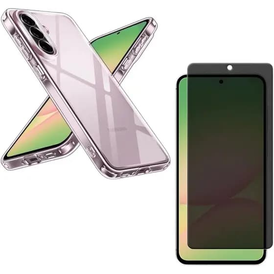 Capa Capinha Anti Impacto + Película 3D 9D Compatível Com Samsung Galaxy A07 A17 A27 A37 A57