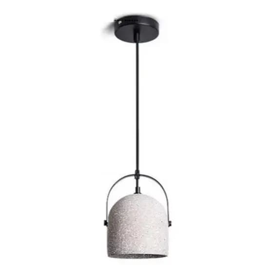 Pendente Nórdico 22cm Metal Branco Sindora Dcd02605 Quarto/led