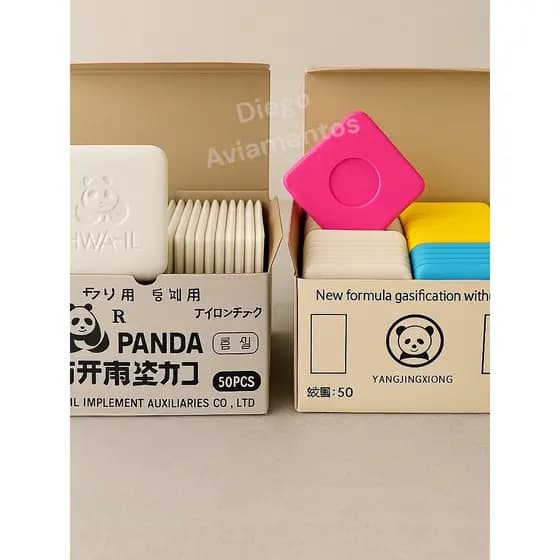Giz panda Tecido Modelagem Corte Costura 50 Peças SOME COM FERRO