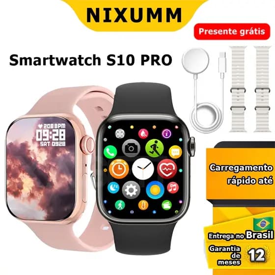 【Original】2025 mais recente smartwatch s10 pro 46mm watch 10 series Chamadas Esportivo Masculino Feminino Android IOS
