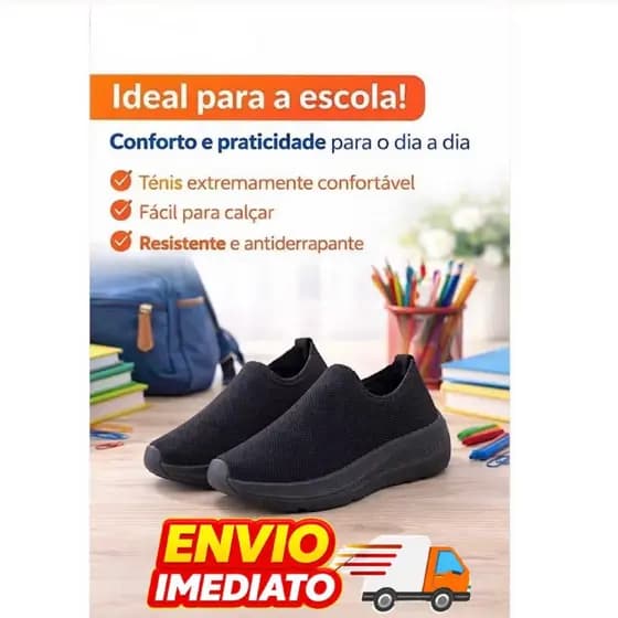Tênis Meia Infantil Menina e Menino Super Leve - Envio Imedito 24 ao 33