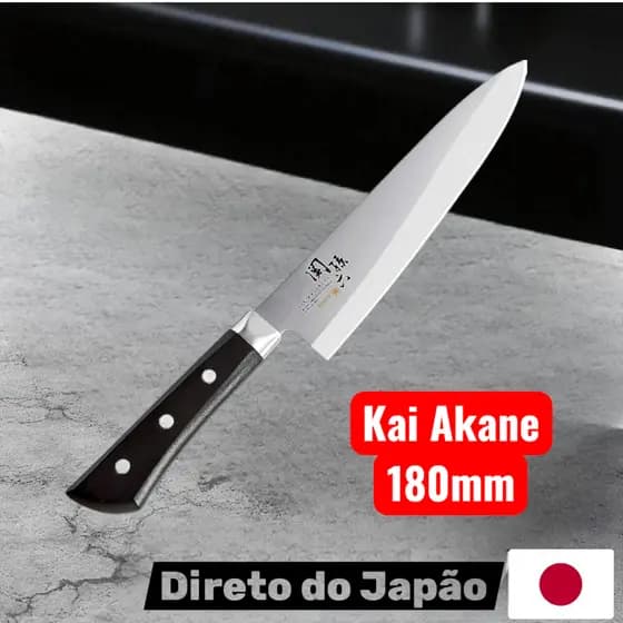 Kai Corporation Gyuto Faca Seki Magoroku Akane Fabricado No Japão AE2907