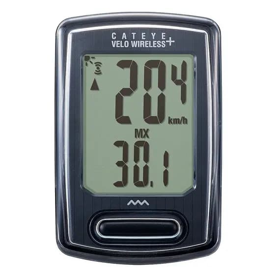 Ciclocomputador CAT EYE VELO WIRELESS CC-VT235W Preto 160-4302 Velocímetro Bicicleta