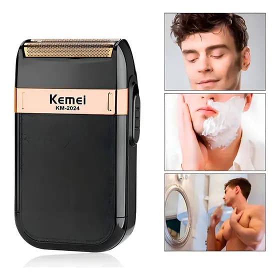 Barbeador Elétrico Shaver Sem Fio Recarregável Barba Premium