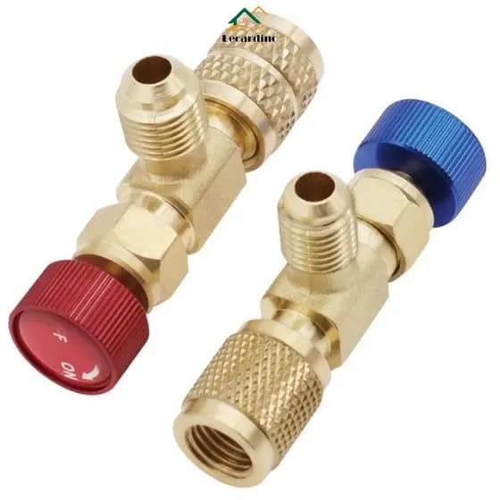 Promoção 2 Pcs Refrigerante Adaptador De Carregamento De Ar Condicionado Para R410A R22 1 / 4 "Líquido Válvula De
