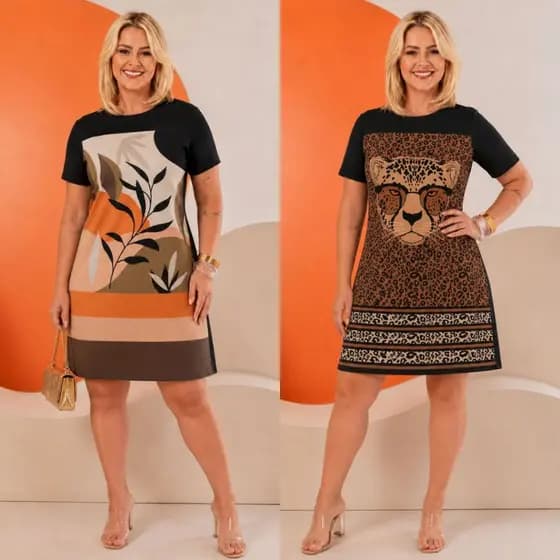 Vestido Camisetão Roupa Blusao Feminino Camisa Mulheres