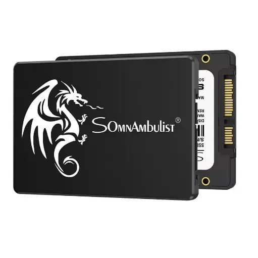 SSD Interno 2.5" SATA III – 240 ou 256GB (branco ou preto) SomnAmbulist