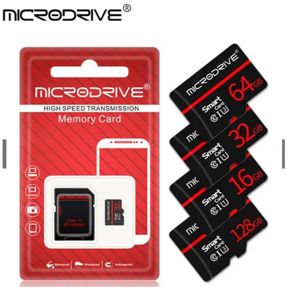 Cartão de memória 64gb Microdrive com adaptador
