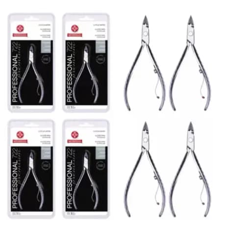 Kit 4 Alicates Cutículas 722 Mundial Profissional Premium