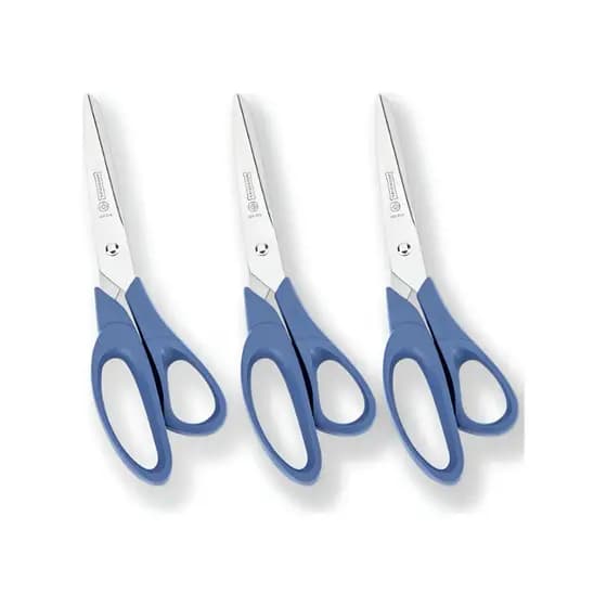 Kit 3 Tesoura Grande Mundial Costura Escritório Artes 21cm