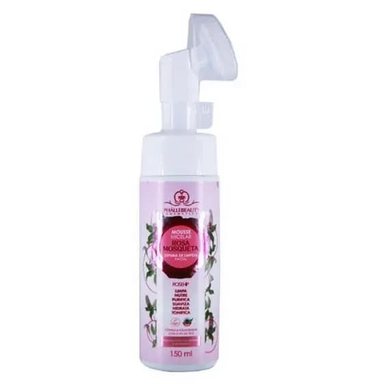 ESPUMA DE LIMPEZA FACIAL ROSA MOSQUETA PHÁLLEBEAUTY