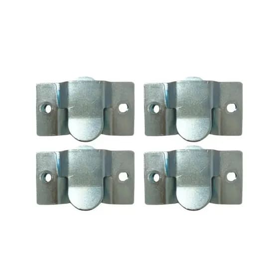 4 Pares Mão Amiga Conectores União Aço Zincado Reforçado para Painéis, Cabeceiras, Sófas