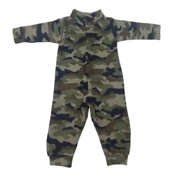 Macacão Macio Infantil Menino Manga Longa Soft Confortavel Estampas Variadas Roupa Bebê