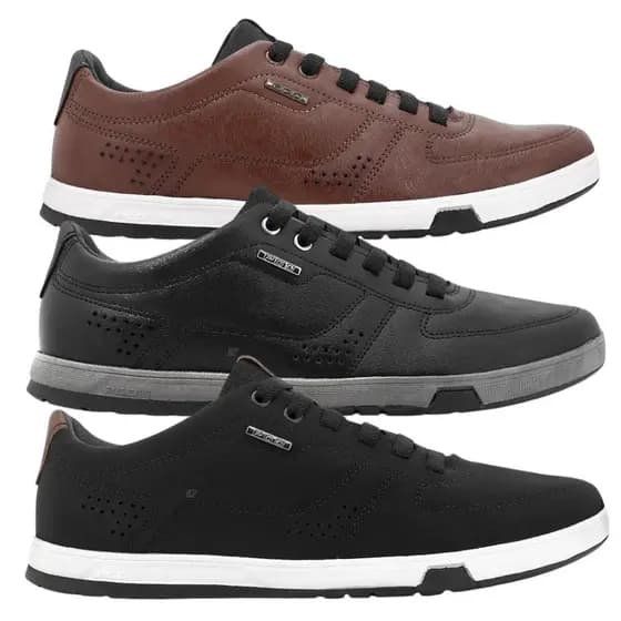 Sapatênis Pegada Masculino Casual Macio Leve Confortável Trabalho Original 170418