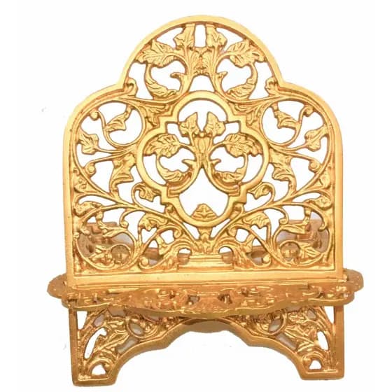 Porta Bíblia Suporte Para Bíblia Especial Dourado ##!