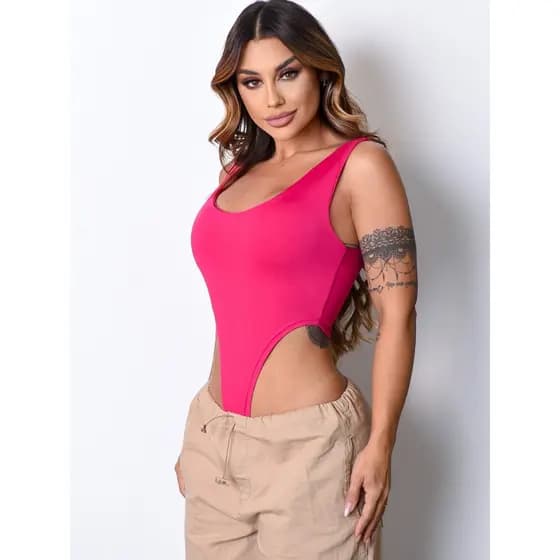 Body Collant Feminino suplex Regata Cavado - ENVIO IMEDIATO !!!