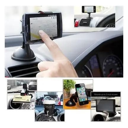 Suporte Universal Veicular Gps Smart Phones Mp3 Mp4 Celular (RF 10.003)