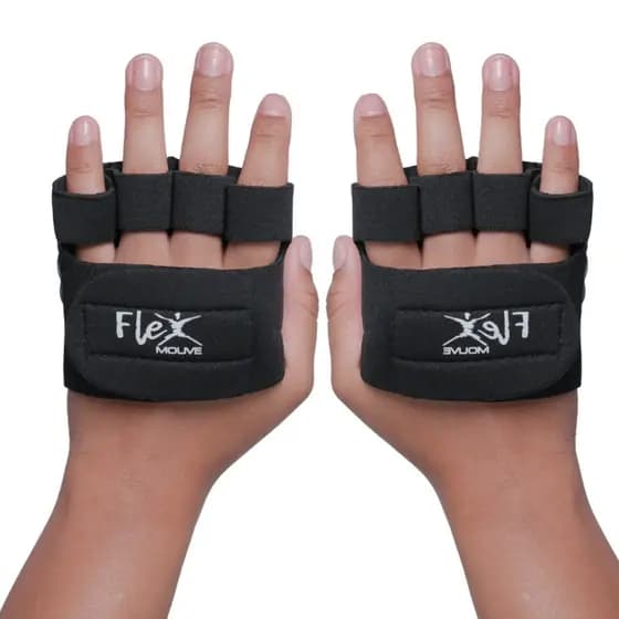 Luva Sem Dedo Luva para academia Ciclismo Com Couro Fitness Caleira Neoprene Treino Exercícios