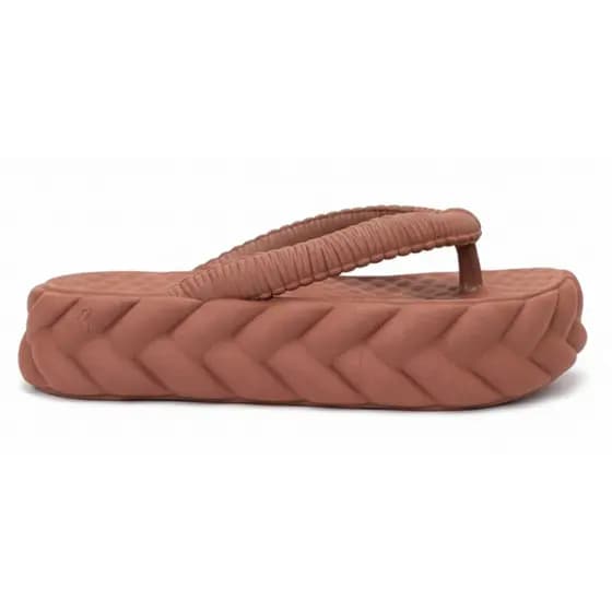 Chinelo Plataforma Feminino Marshmallow Macio Leve Confortável
