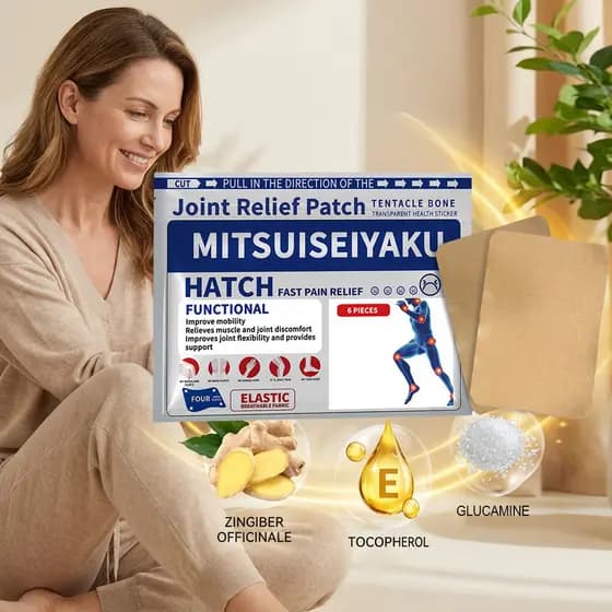 Conjunto De Adesivos Calmantes Para Articulações De 6 Peças – Fórmula Hidratante Suave Conforto Diário E Suporte Adequad