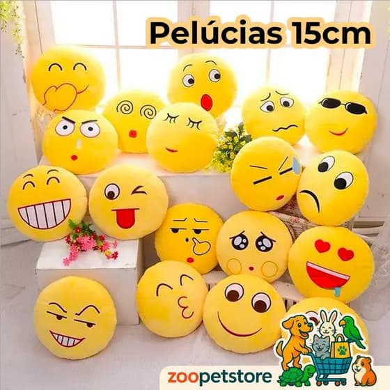 Brinquedo Pelúcia para Cães e Gatos Emotion 15cm