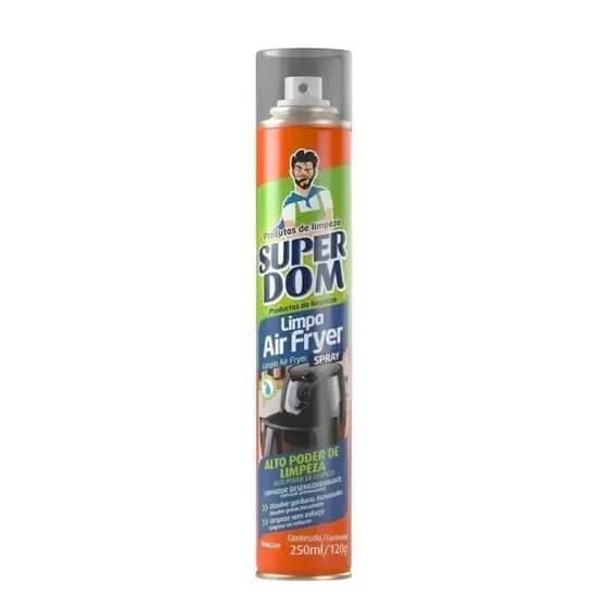 Spray Dom 250ml Limpa Air Frayer Espuma Desengordurante