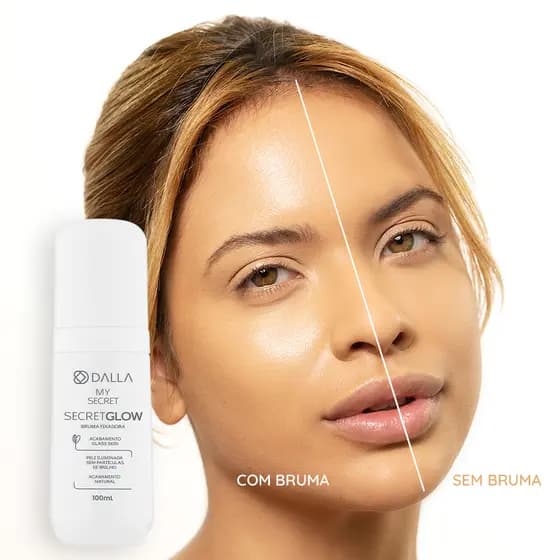 Bruma Fixadora Efeito Glass Skin Secret Glow Dalla