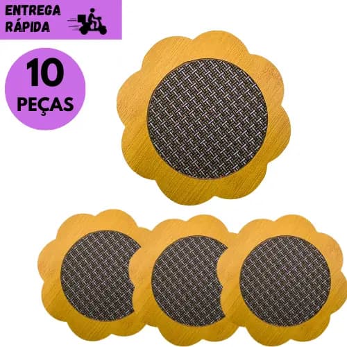Kits 10/8 ou 5 Descanso de Panela de Madeira MDF 14,5 Cozinha Organizada / Protegida Suporte Durável