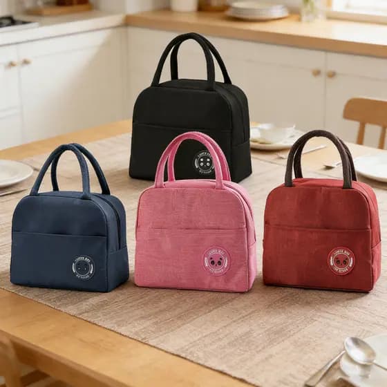 Bolsa térmica para marmita / Sacola térmica portátil — ideal para levar marmita para o trabalho ou escola