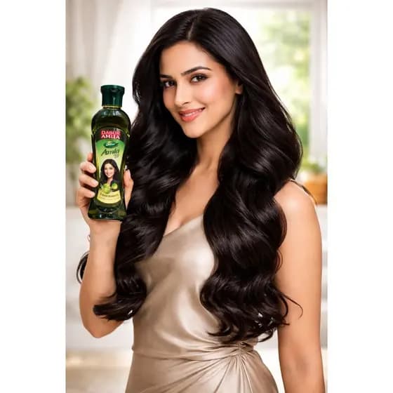 Óleo De Cabelo Dabur Amla Rápido Crescimento Cabelos 138 Ml