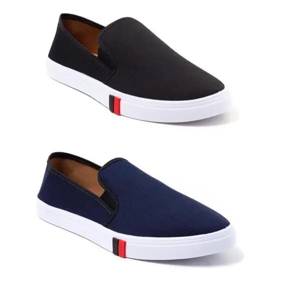 Sapatenis Masculino Iate Kit 2 Pares Tenis Sem Meia